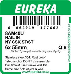 8AM40 - Nylon Countersunk ST/ST -8AM40_label_T